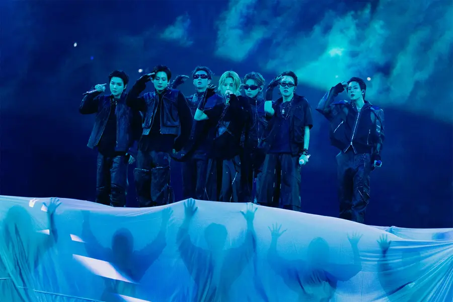 El grupo BTS en el concierto 'Arirang' de la gira mundial en Busan [提供: BigHit Music. Prohibida la reventa y la base de datos]