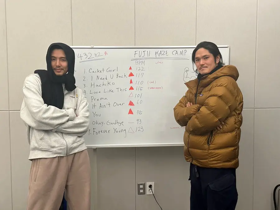 Fuji-i Kaze (left) and DJ and music producer 250 (right) [Provided by Beats & Native. No redistribution or database use]