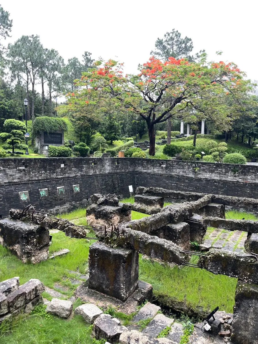 実際の九龍城砦の残された痕跡(写真=周成哲)