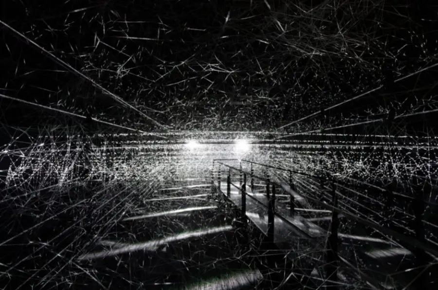 Among the new media programs at the 30th Bucheon International Fantastic Film Festival, the installation work 〈Anarema〉 (photo courtesy of Yasuhiro Chida)