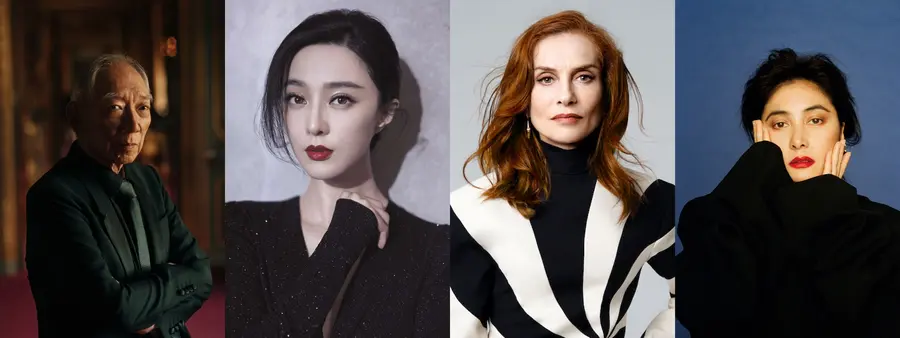 第30回富川映画祭 監督ウォン・ファピョン、俳優パン・ビンビン、俳優イザベル・ユペール、俳優ジョシー・ホー（写真左から）。[BIFAN提供。再販およびDB禁止]