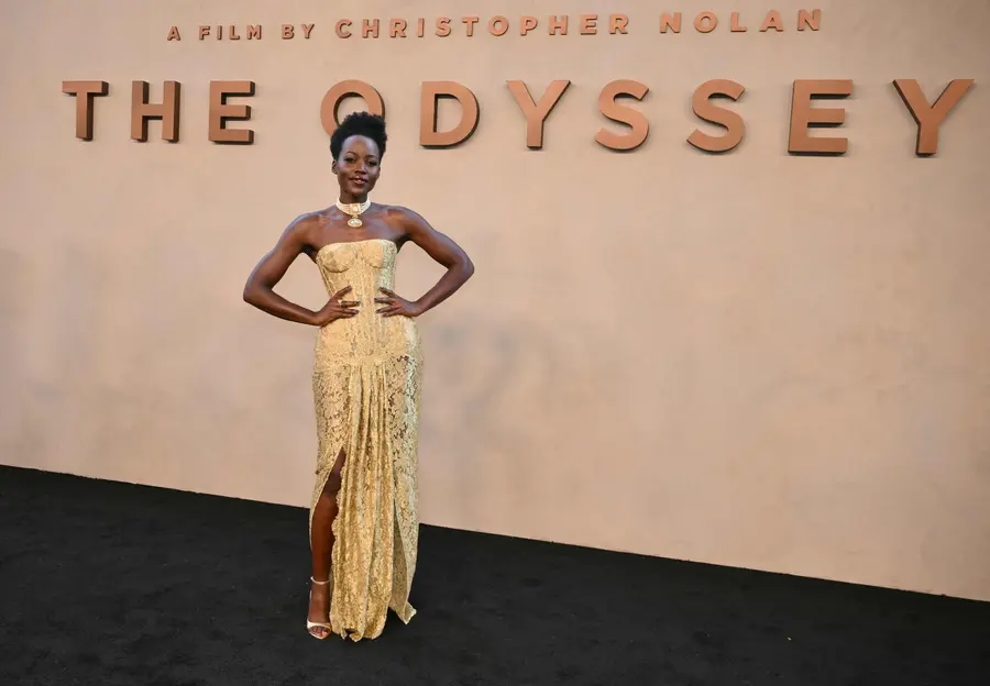 『オデュッセイ』に出演したケニア系・メキシコ系の女優ルピタ・ニョンゴ [AFP=聯合ニュース。 再販売およびDB禁止]