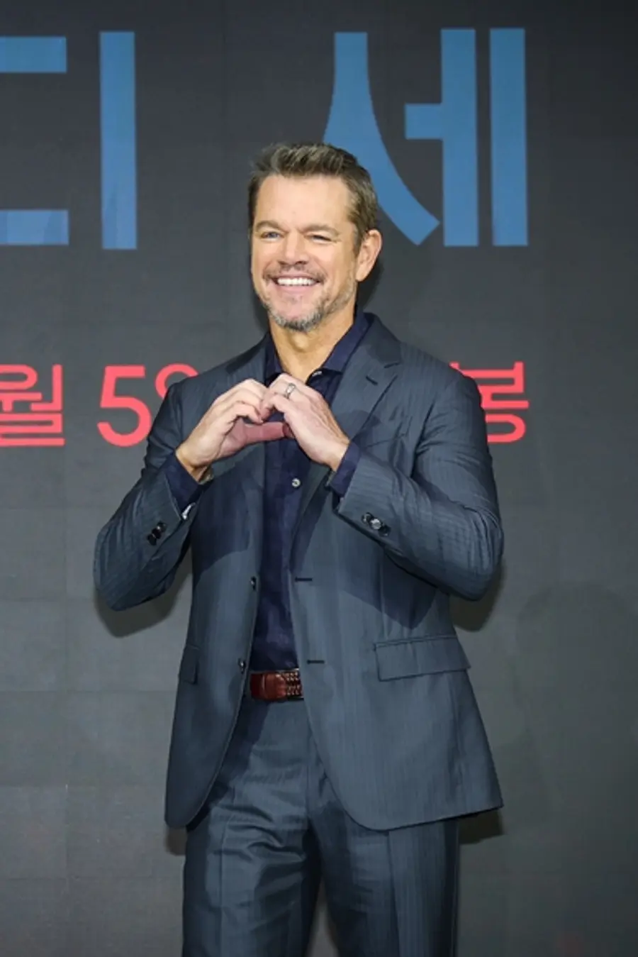 〈オデッセイ〉 来韓記者会見の様子。マット・デイモン