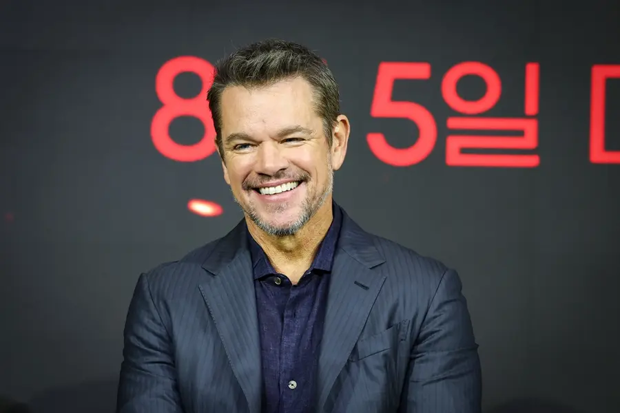 〈Odyssey〉 at the Seoul press conference: Matt Damon