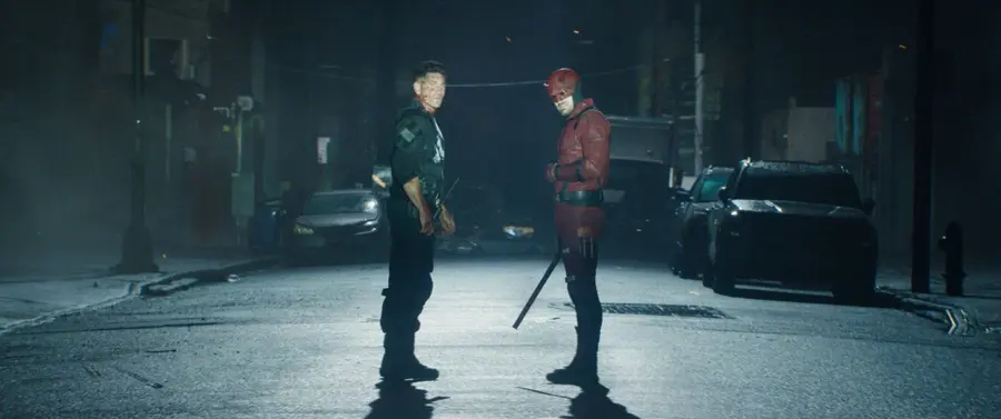 〈Daredevil: Born Again〉 season 1, The Punisher (left) and Daredevil