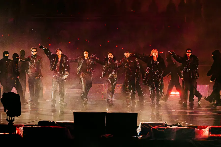 4月在高揚展開演出的BTS