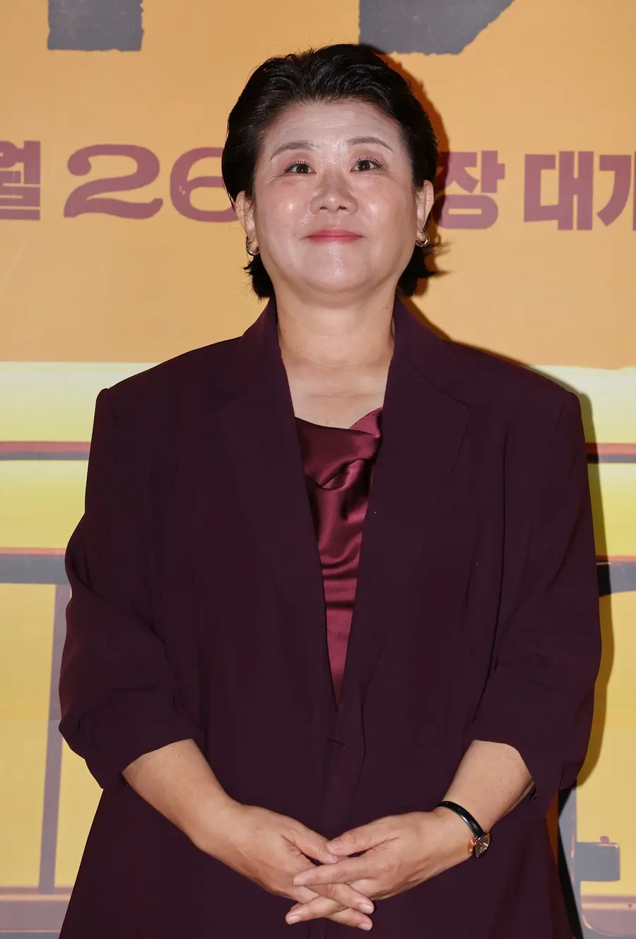 Press briefing for the film 'Gyeongju Trip' _ Photo time Lee Jung-eun
