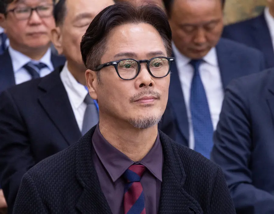 L’acteur de comédie musicale Nam Kyung-joo assiste, en tant que témoin, à l’audit parlementaire complet de la commission de la Culture, des Sports et du Tourisme, tenu à l’Assemblée nationale le 29 octobre dernier.