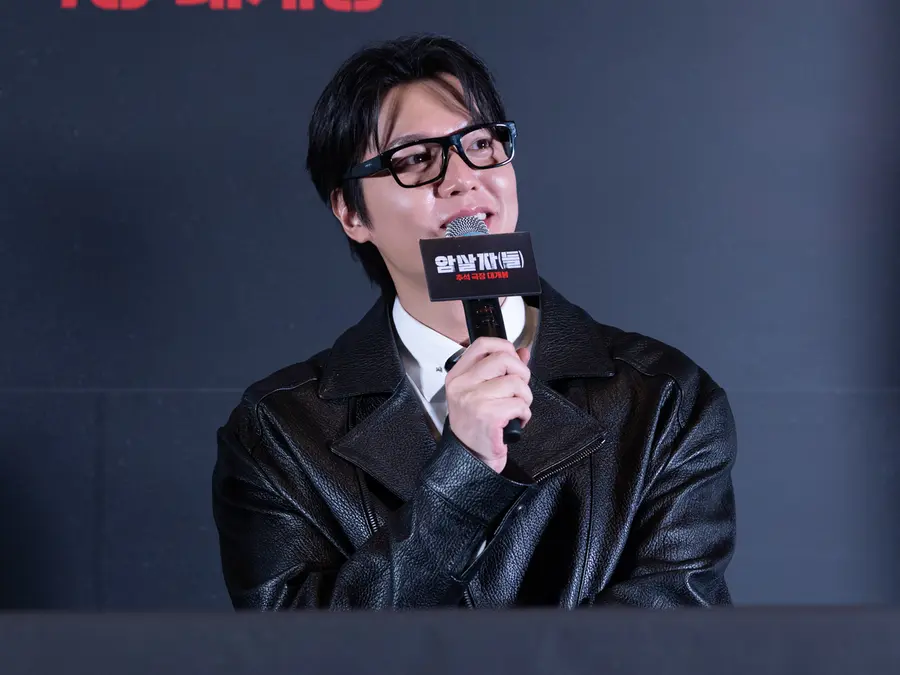 〈Assassin(s)〉 actor Lee Min-ho at the press conference (Source: Hive Media Corp.)