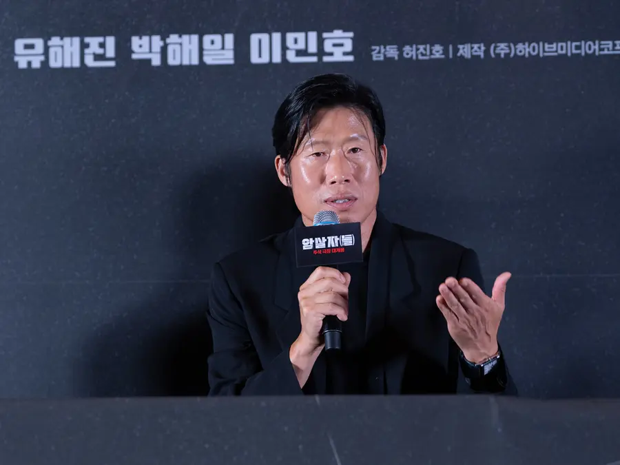 〈Assassin(s)〉 actor Yoo Hae-jin at the press conference (Source: Hive Media Corp.)