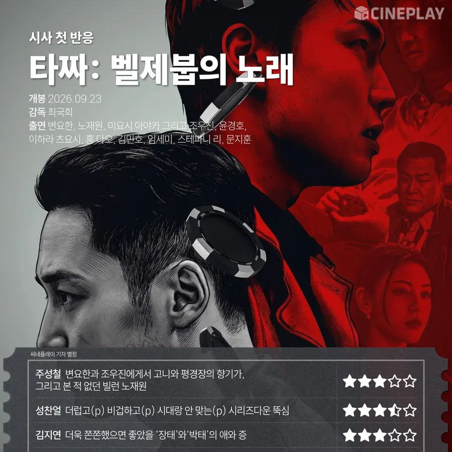 〈Tazza: La canción de Belcebú〉 la puntuación de los críticos de Cineplay