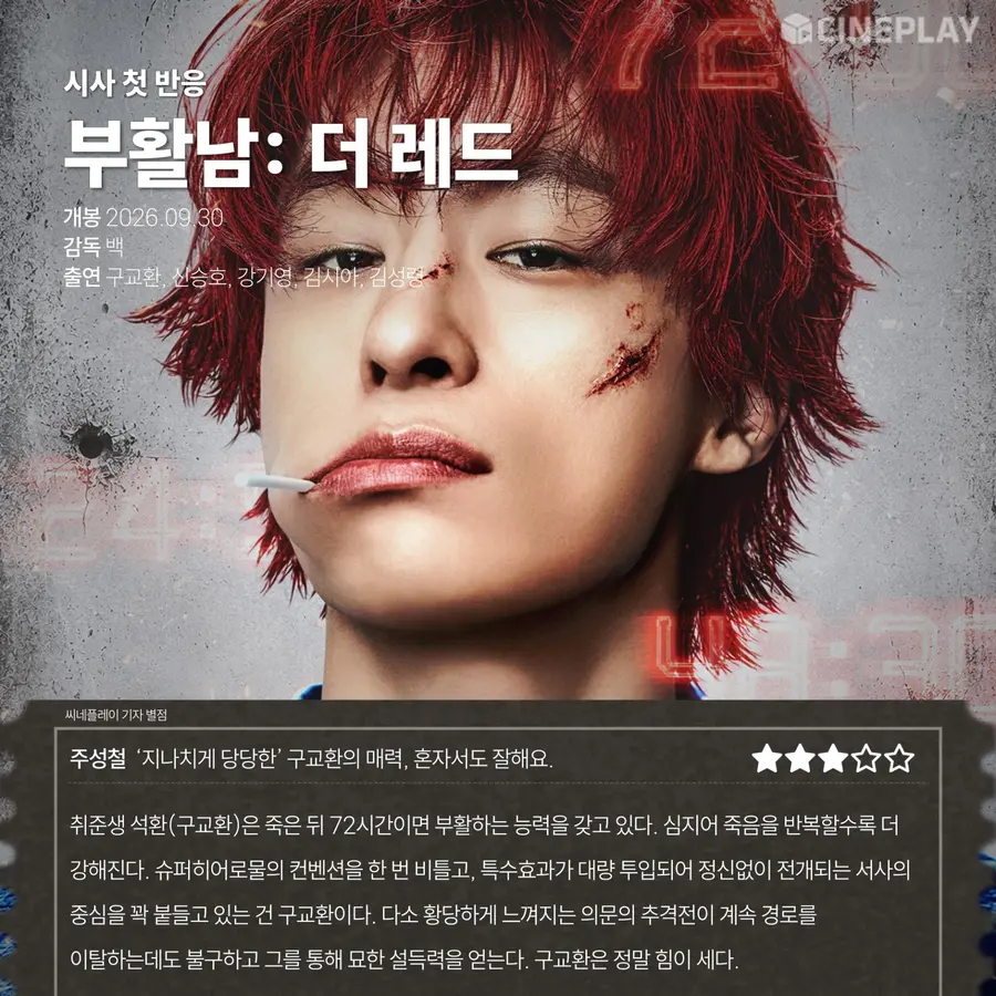 〈REAWAKEN MAN: THE RED〉 Cineplay reporter star rating