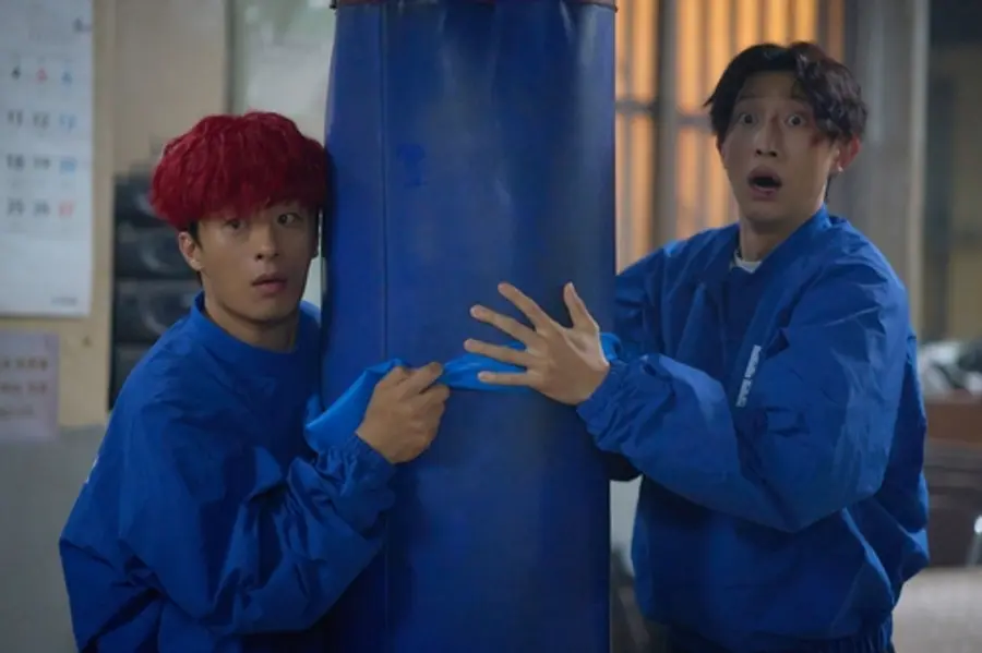 Still from the film 'Revival Man: The Red' [Provided by Lotte Entertainment and Yong Film. Not for resale or database use]