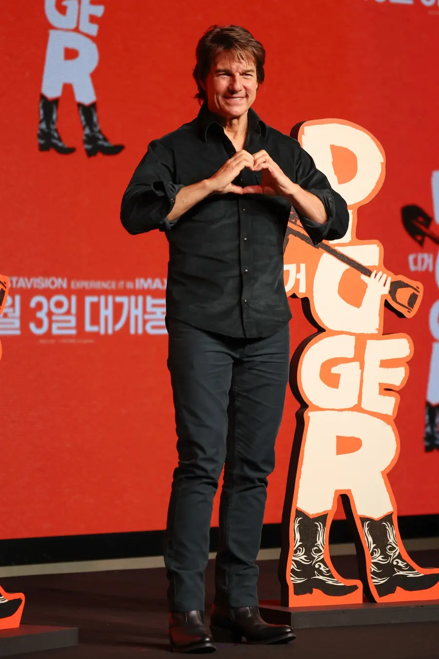 영화 '디거' 기자간담회의 톰 크루즈
