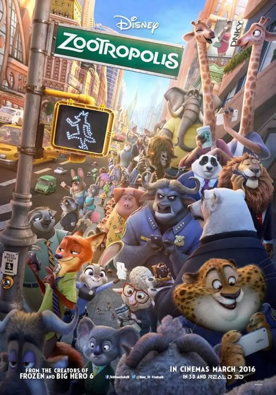 〈Zootopie〉 affiche britannique