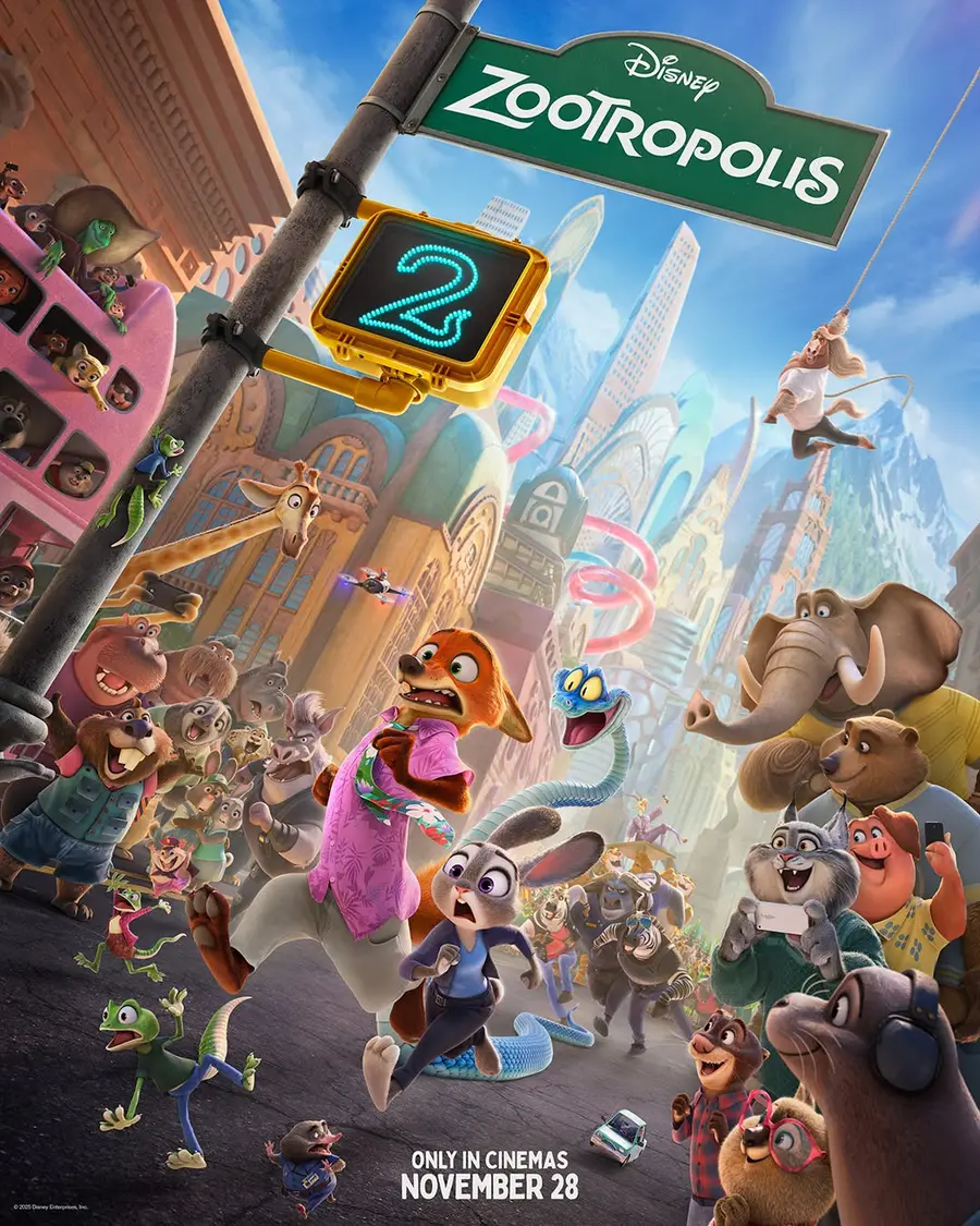 〈Zootopie 2〉 affiche britannique