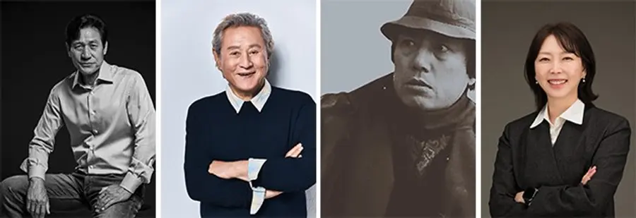 Recipients of the 16th Beautiful Artist Awards (from left) actors Ahn Sung-ki and Park Geun-hyung, director of photography Lee Seok-ki and director Kim Do-young [Provided by Shin Young-kyun Arts and Culture Foundation. Resale and database use prohibited]