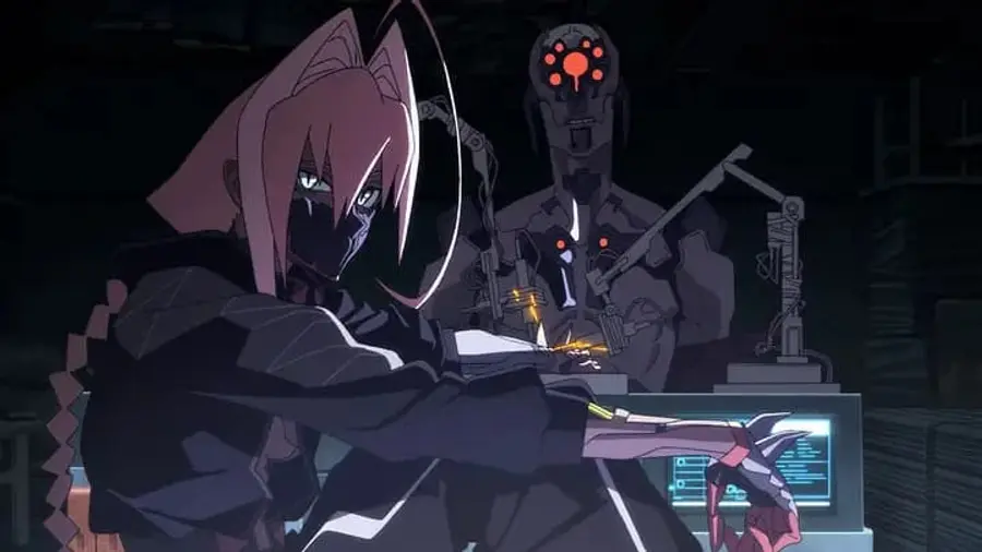 Talia Yang (left) in 〈Cyberpunk: Edgerunners 2〉