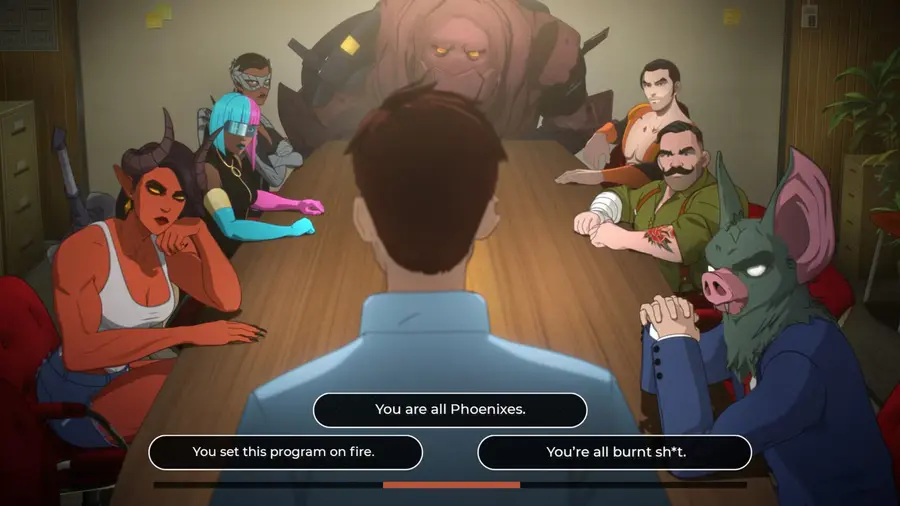 Choose your responses to encourage the Z-Team.