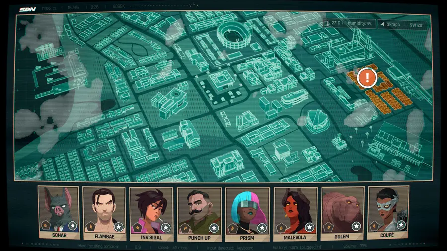The gameplay segment in which you dispatch the Z-Team as Robert