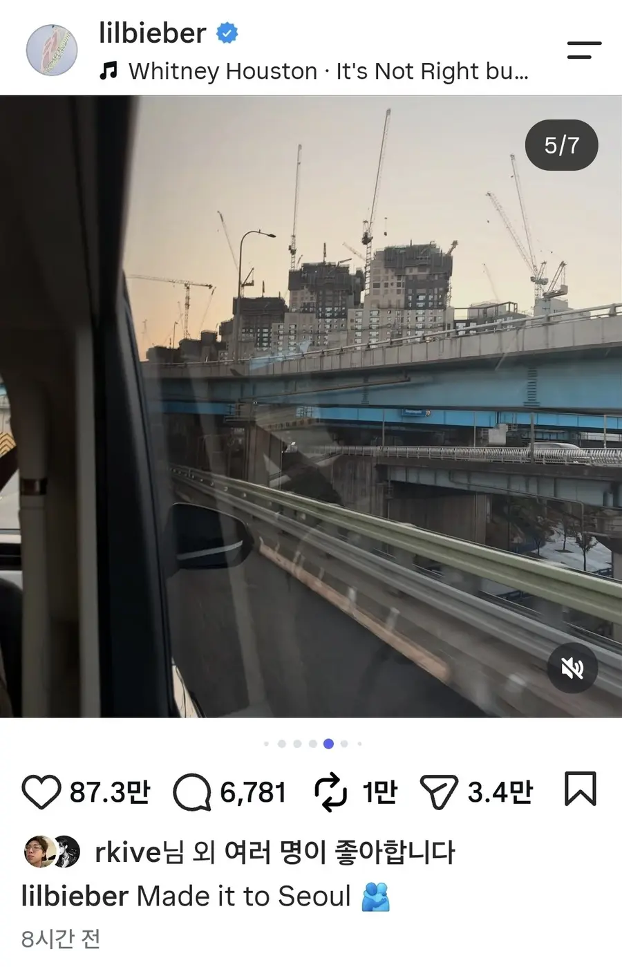 ジャスティン・ビーバーのInstagram［ジャスティン・ビーバーのInstagram。転載・データベースへの使用禁止］